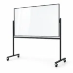 GOTP Transparent Mobile Glass Whiteboard – view 2
