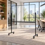 GOTP Transparent Mobile Glass Whiteboard – view 3