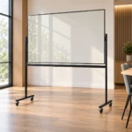 GOTP Transparent Mobile Glass Whiteboard – view 4