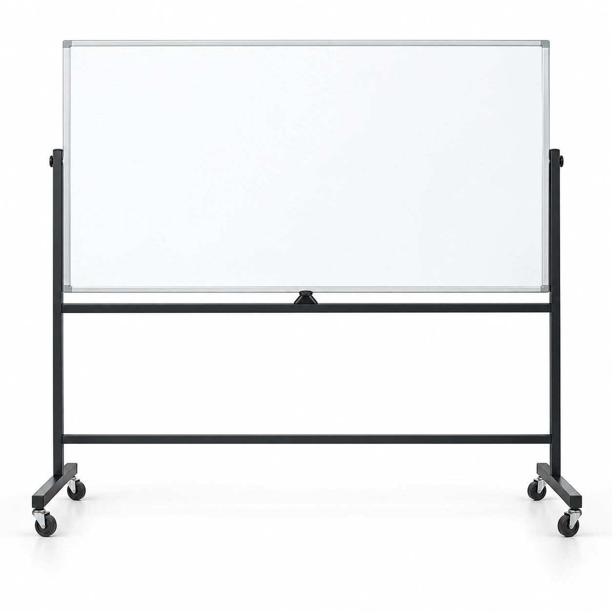 RMB02 Pizarra blanca móvil reversible horizontal premium