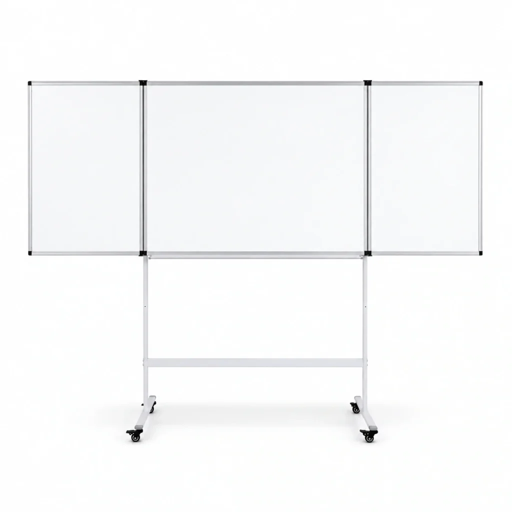Three-Panel Folding Mobile Whiteboard