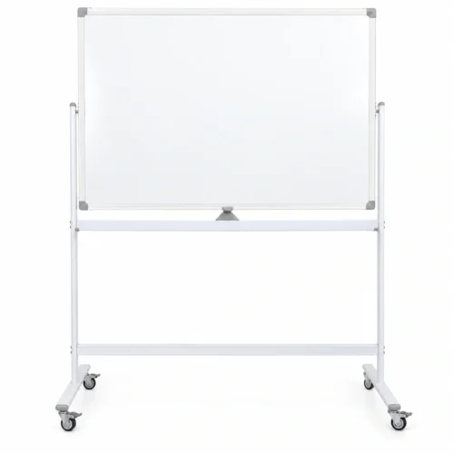 Tilting Double-Sided Rolling Whiteboard