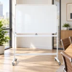 Tilting Double-Sided Rolling Whiteboard – view 4