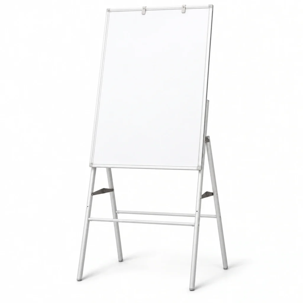 White Portrait Easel Whiteboard