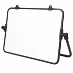 Black Frame Desktop Whiteboard with Adjustable Side Supports