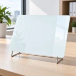 GDE508 Angled Desktop Glass Whiteboard – view 3