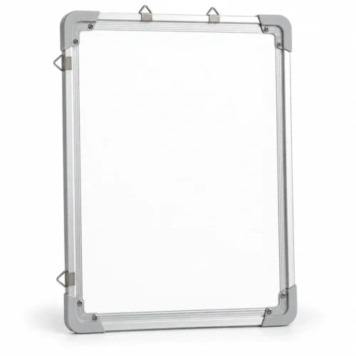 Desktop Dry Erase Whiteboard with Folding Support