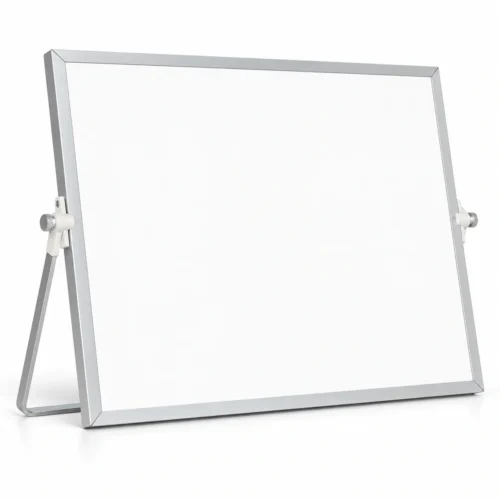 Double-Sided Desktop Whiteboard with Folding Stand