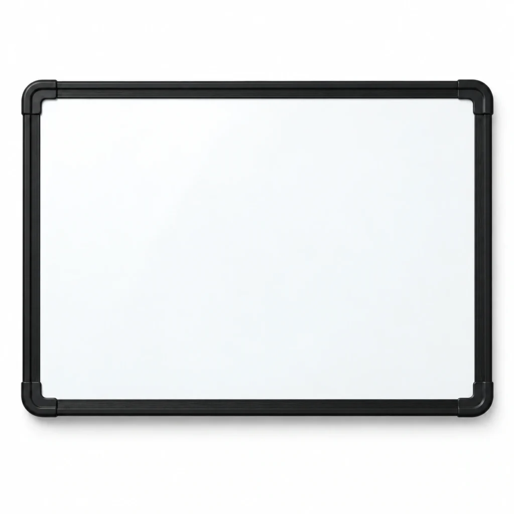Black Frame Mini Magnetic Dry Erase Whiteboard