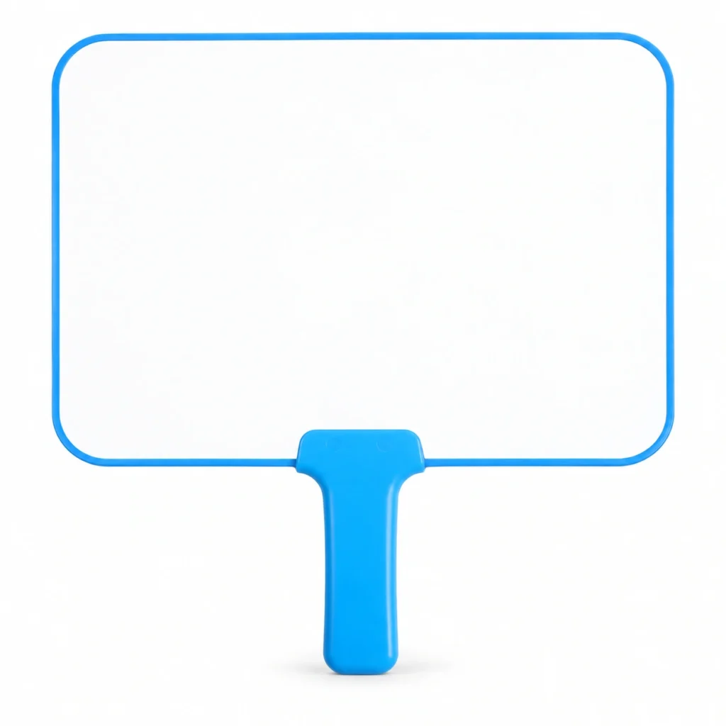 Blue Handle Whiteboard Response Paddle