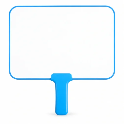Blue Handle Whiteboard Response Paddle