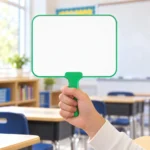 Blue Handle Whiteboard Response Paddle – view 15