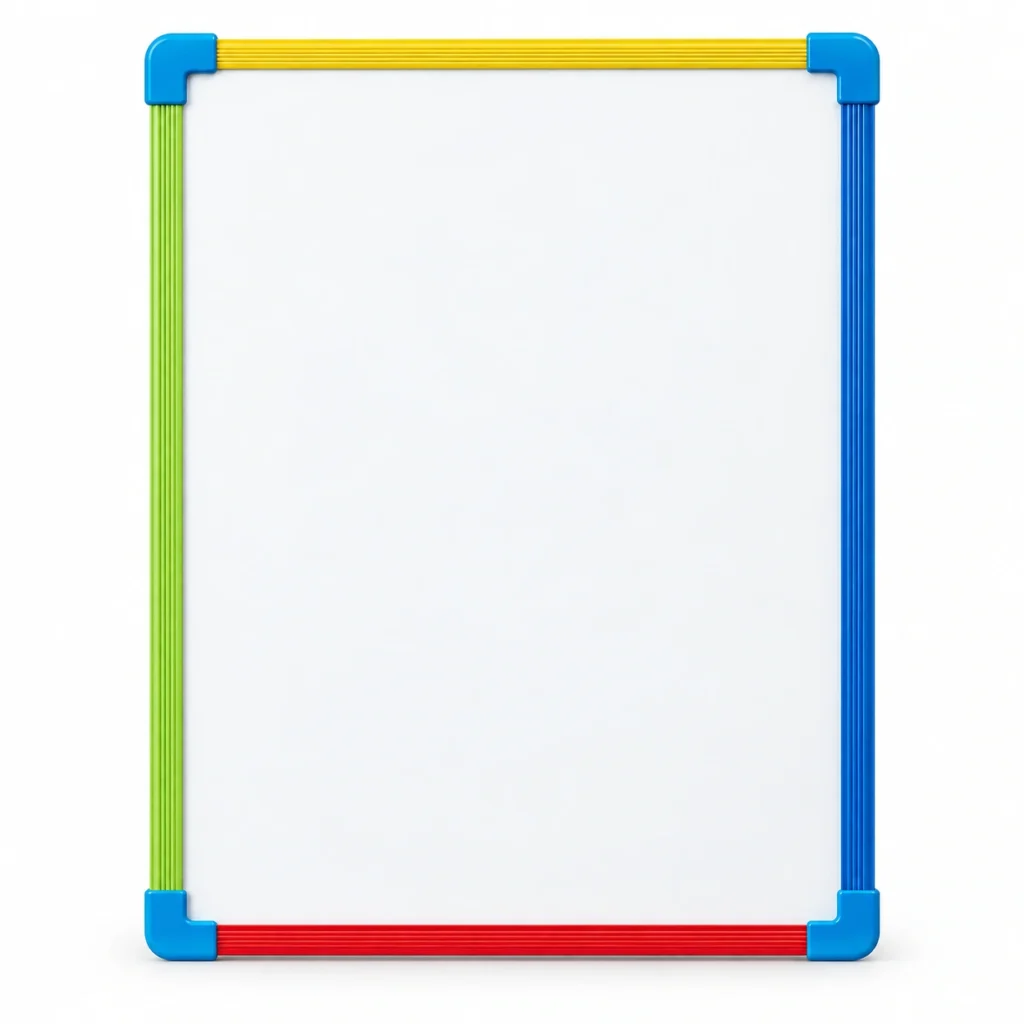 Multicolor Frame Magnetic Memo Whiteboard