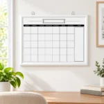 Black Frame Monthly Calendar with Notes Column – view 7