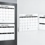 Black Monthly and Weekly Planner Board Set – view 6