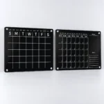 Black Monthly Calendar Board Set – view 2