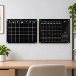 Black Monthly Calendar Board Set – view 3