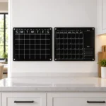 Black Monthly Calendar Board Set – view 4