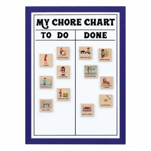 Blue Border To-Do and Done Chore Chart