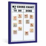 Blue Border To-Do and Done Chore Chart – view 2