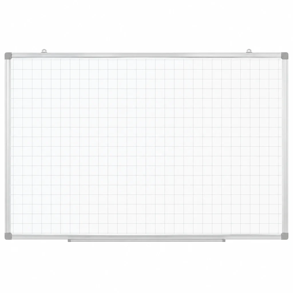 GRW Magnetic Grid Whiteboard