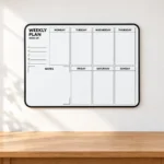 Rounded Black Border Weekly Planner – view 4