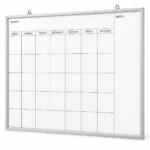 Wall-Mounted Monthly Calendar Whiteboard – view 2