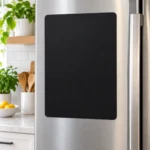 Pizarra de notas magnética negra para refrigerador – vista 4