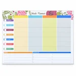 Floral Colour Block Weekly Planner