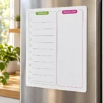 Pizarra magnética de pendientes y lista de compras – vista 4