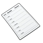 Planificador magnético con lista de verificación semanal – vista 2