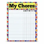 Magnetic Weekly Chore Chart