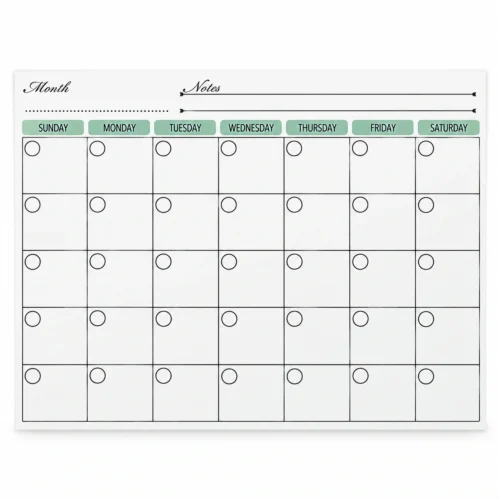 Magnetic Weekly Habit Tracker