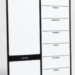 Magnetic Weekly Planner and Shopping List – view 2