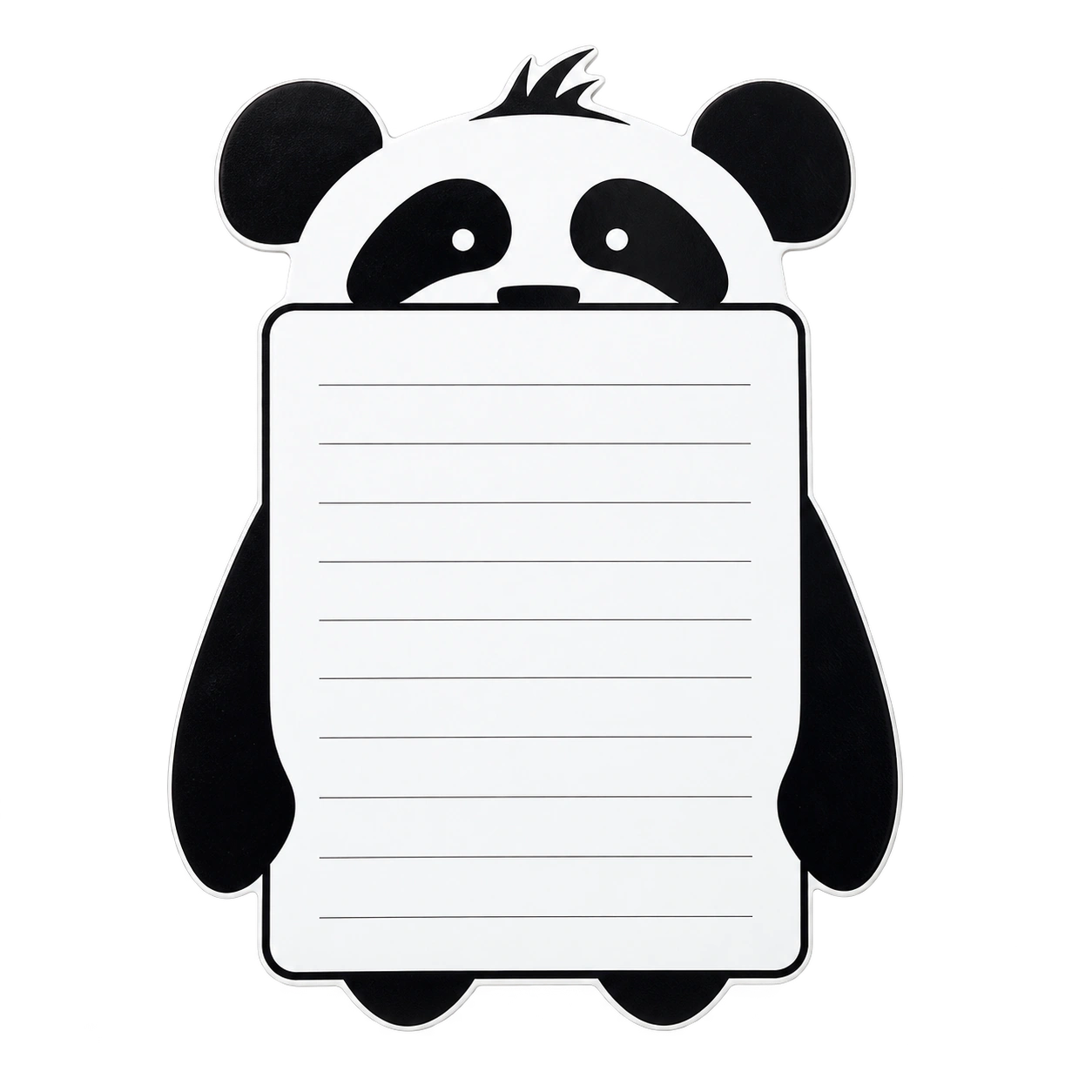 Pizarra de notas magnética de panda