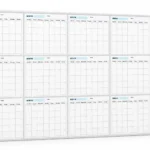 Pizarra de planificación con vista anual – vista 2
