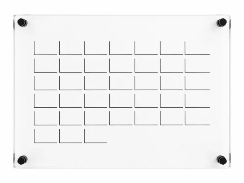 Clear Acrylic Landscape Calendar