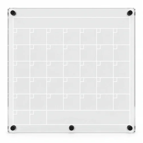 Minimal Clear Acrylic Calendar Board