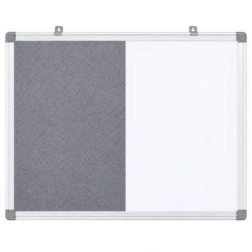 Aluminum Frame Felt and Whiteboard Combination Board