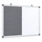 Aluminum Frame Felt and Whiteboard Combination Board – view 2