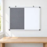 Aluminum Frame Felt and Whiteboard Combination Board – view 3