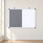 Aluminum Frame Felt and Whiteboard Combination Board – view 4