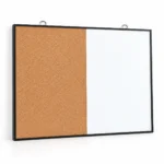 Black Frame Whiteboard and Cork Bulletin Board Combo – view 2