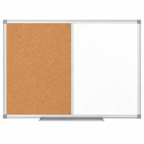 CBAH Aluminum Frame Whiteboard and Cork Combo