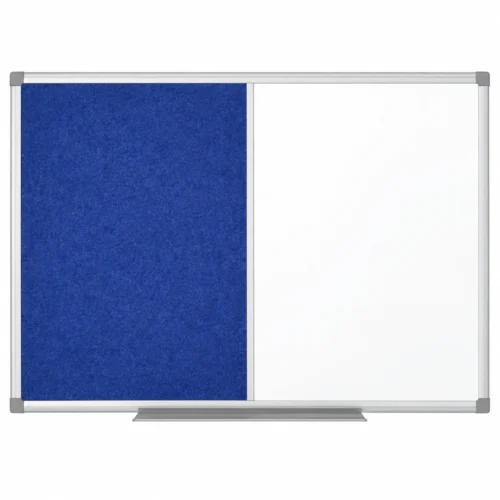 CBAJ Aluminum Frame Whiteboard and Felt Combo