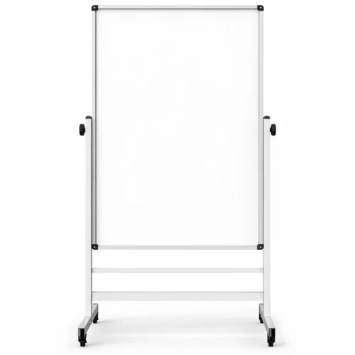 Rolling Whiteboard and Pinboard Combination