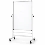 Rolling Whiteboard and Pinboard Combination – view 2