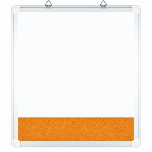 Silver Frame Whiteboard with Cork Strip