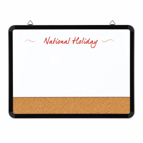 Whiteboard and Cork Strip Combo