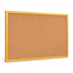 HM Tablero de avisos de corcho con marco de MDF efecto madera – vista 2